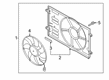 Diagram for Volkswagen Fan Shroud - 5WA-121-205-E