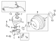 Diagram for Volkswagen Touareg Brake Booster Vacuum Hose - 7P0-611-932-AN