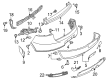 Diagram for Volkswagen Rabbit Bumper Cover - 1K6-807-417-C-GRU