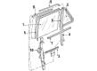 Diagram for Volkswagen Fox Door Latch Assembly - 302-839-016-6