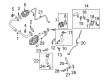 Diagram for Volkswagen Coolant Pipe Seal - WHT-001-965