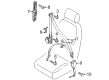 Diagram for Volkswagen Passat Seat Belt - 561-857-705-D-UHQ