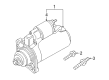 Diagram for Volkswagen Passat Starter - 02M-911-021-H