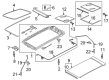 Diagram for Volkswagen Sunroof - 3CM-877-056-C-9B9