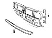 Diagram for Volkswagen Rabbit Radiator Support - 175-805-591-N