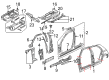 Diagram for Volkswagen Beetle Front Cross-Member - 1J0-802-117-B