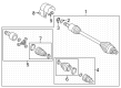 Diagram for Volkswagen CV Joint - 3QF-498-104-A