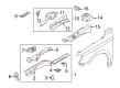 Diagram for Volkswagen Jetta Strut Mounts - 5C0-809-119