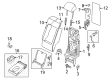 Diagram for Volkswagen Cup Holder - 7P6-885-995-95T