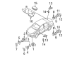 Diagram for Volkswagen Jetta Parking Assist Sensor - 3C0-919-275-AD