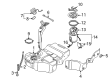 Diagram for Volkswagen Gas Cap - 3C8-201-550