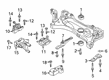Diagram for Volkswagen Jetta Crossmember Bushing - 5Q0-199-868-J