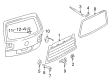 Diagram for Volkswagen Liftgate Lift Support - 7L6-845-587-A