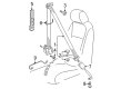 Diagram for Volkswagen Golf R Seat Belt - 1K3-857-706-AH-RAA