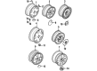 Diagram for Volkswagen Wheel Stud - 1H0-698-137-A