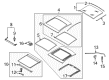 Diagram for Volkswagen Convertible Top Motor - 5C5-959-591-B