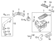Diagram for Volkswagen Rabbit Air Duct - 1K0-129-654-BE