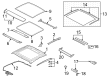Diagram for Volkswagen Convertible Top Motor - 4M0-959-591