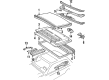 Diagram for Volkswagen Sunroof Cable - 321-877-381-B