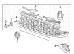 Diagram for Volkswagen Emblem - 3CM-853-601-G-DPJ