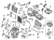Diagram for Volkswagen Ambient Temperature Sensor - 6Q0-820-539