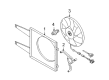 Diagram for Volkswagen Fan Mounting Bracket - 1C0-121-209-C