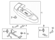 Diagram for Volkswagen Engine Cover - 03H-103-925-G