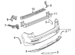Diagram for Volkswagen GTI Bumper Cover - 5H6-807-417-S-GRU
