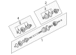 Diagram for Volkswagen EuroVan CV Boot - 7D0-498-201