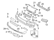 Diagram for Volkswagen Touareg Grille - 7L6-853-684-A-9B9