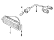 Diagram for Volkswagen Golf Light Socket - 176-972-097