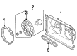Diagram for Volkswagen Passat Fan Shroud - 357-121-207-G
