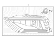 Diagram for Volkswagen Fog Light - 3CN-941-661