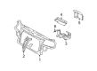 Diagram for Volkswagen Golf Radiator Support - 1J0-805-588-AE