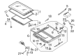 Diagram for Volkswagen Convertible Top Motor - 7L6-959-591