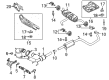 Diagram for Volkswagen Exhaust Pipe - 5QN-254-500