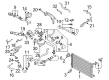 Diagram for Volkswagen Golf Coolant Reservoir Hose - 1J0-121-447-BK