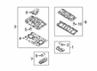 Diagram for Volkswagen Taos Interior Lights - 3CN-947-290-QAV