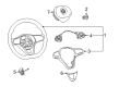 Diagram for Volkswagen GTI Steering Wheel - 5H0-419-089-GD-YFE