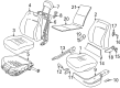 Diagram for Volkswagen Seat Cushion - 1H0-881-375-M