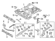 Diagram for Volkswagen Golf R Rear Crossmember - 1K6-803-133
