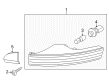 Diagram for Volkswagen Side Marker Light - 3C8-953-042-A