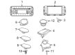 Diagram for Volkswagen Routan Car Speakers - 7B0-035-415
