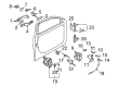 Diagram for Volkswagen Rear Door Striker - 3D4-837-033-D