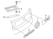 Diagram for Volkswagen Emblem - 1K9-853-675-B-GQF