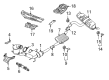 Diagram for Volkswagen Exhaust Pipe - 2GJ-253-609-B