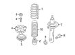 Diagram for Volkswagen Beetle Strut Housing - 5C0-413-031-BN