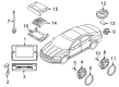 Diagram for Volkswagen Jetta Car Speakers - 17A-035-453
