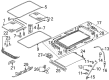 Diagram for Volkswagen Jetta Sunroof - 1K9-877-056-9B9