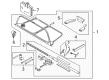 Diagram for Volkswagen Eos Air Deflector - 1Q0-862-951-G-03C